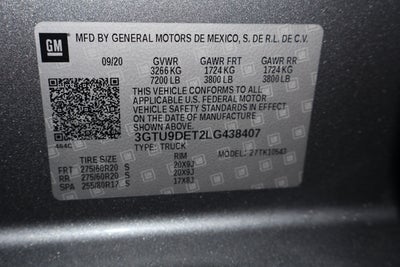 2020 GMC Sierra 1500 SLT